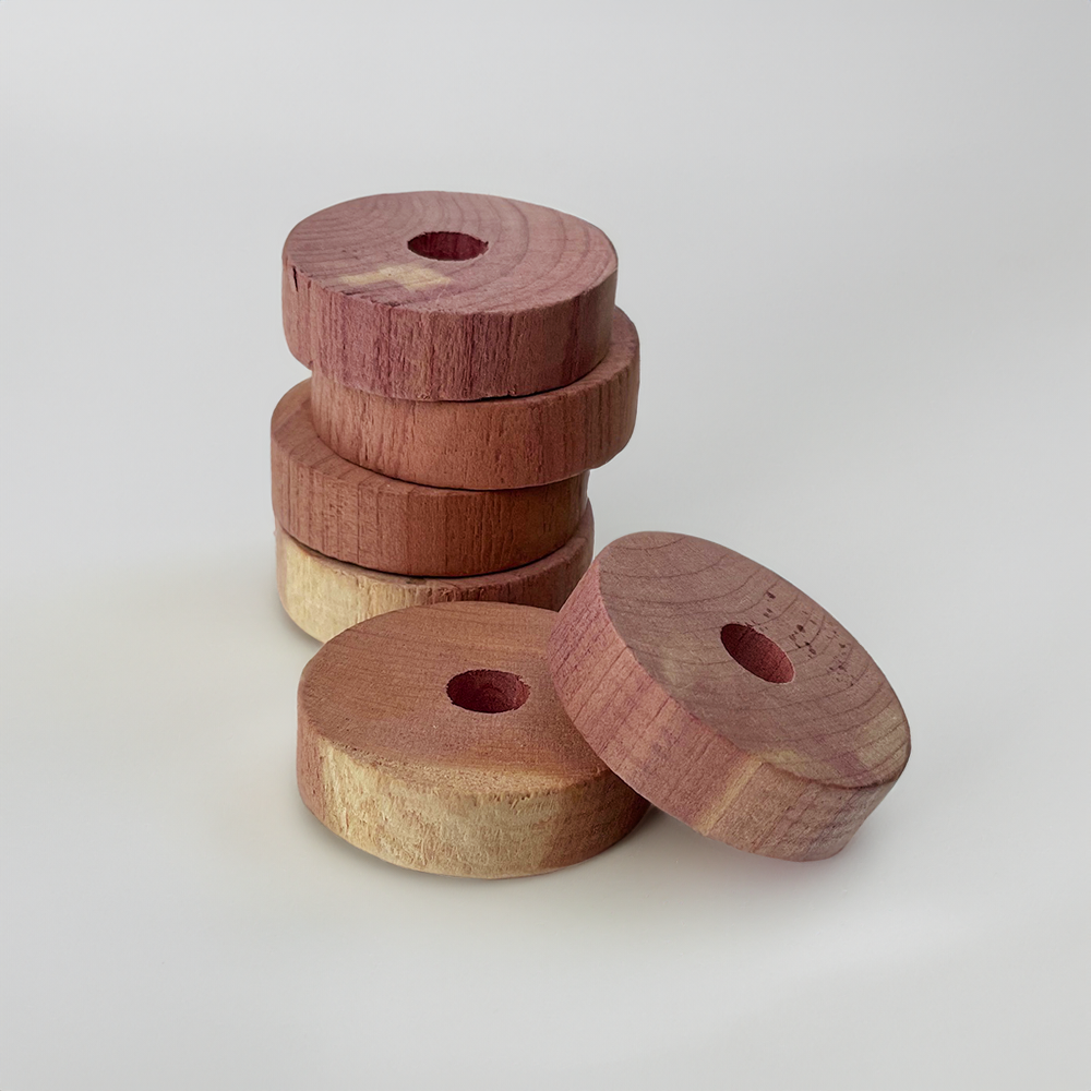 Swedish Red Cedar - Schädlingsringe 6 Stück