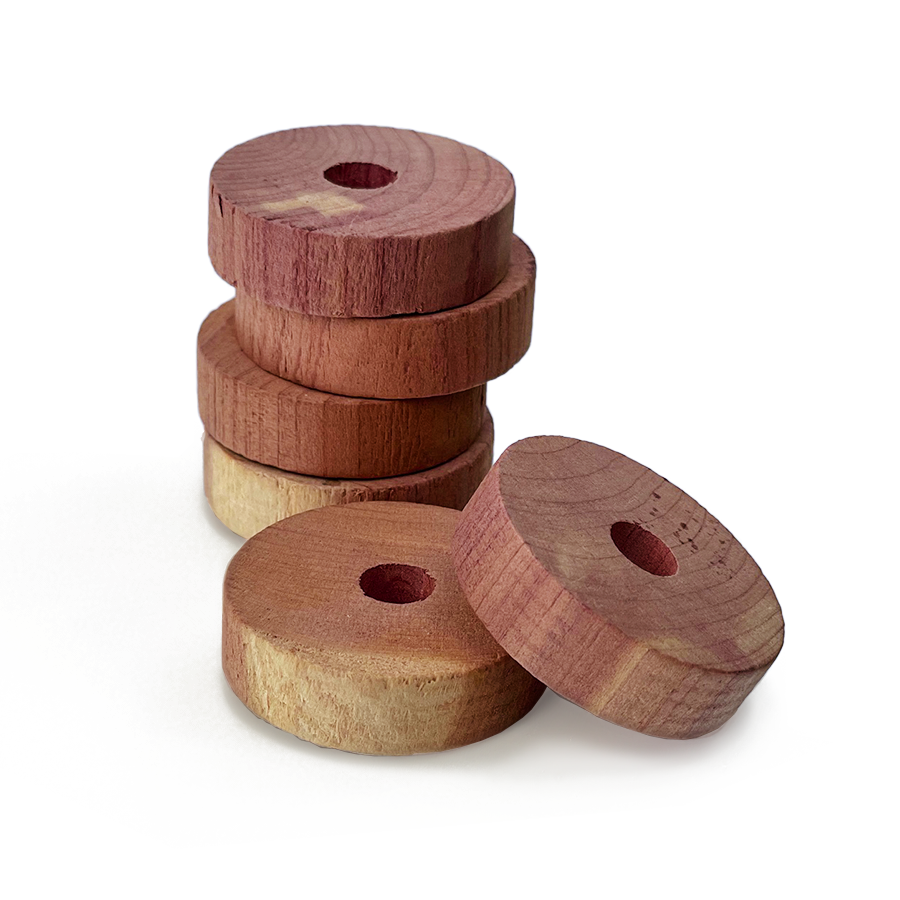 Swedish Red Cedar - Schädlingsringe 6 Stück